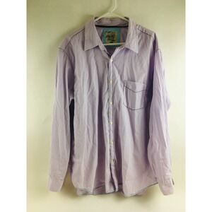 Article Shirt Men's Size XL Button Up Long Sleeve Side Pocket Checkered Cotton
